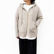 【siro de labonte 2026 AW vol.2】ホイップヤーン-ジップアップフーディー - Champdelarose