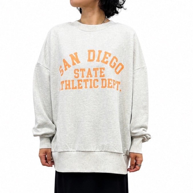 【siro de labonte 2026 AW vol.2】30/10スウェット-2wayジップアップワイドプルオーバー - Champdelarose