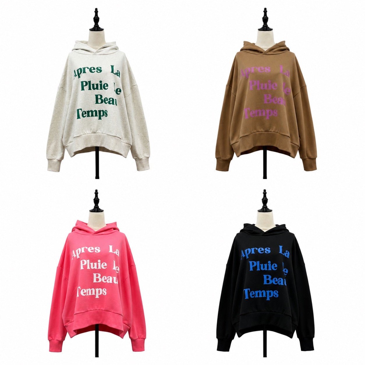 【siro de labonte 2026 AW vol.2】30/10スウェット-ビッグフーディ - Champdelarose