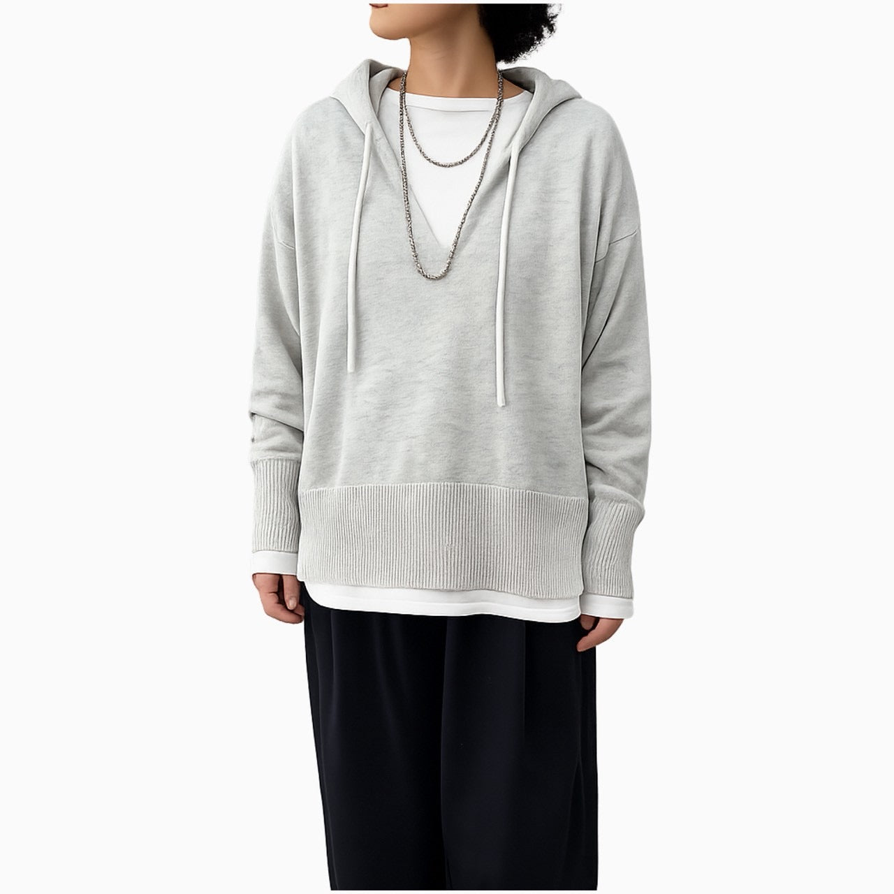 【siro de labonte 2026 AW vol.2】32/2コットン-フーディープルオーバー - Champdelarose