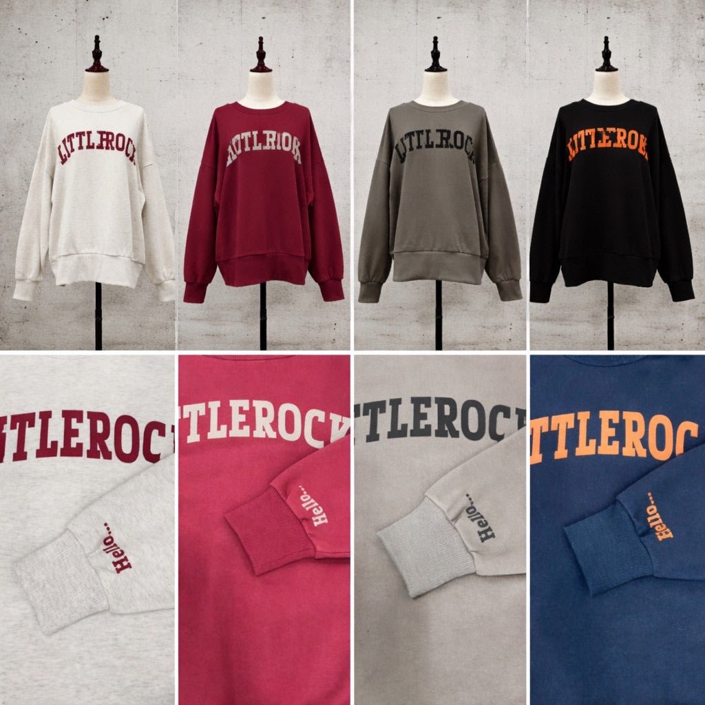 【siro de labonte 2026 AW】30/10 SWEAT LITTLEROCK2way pullover - Champdelarose