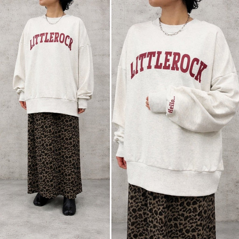 【siro de labonte 2026 AW】30/10 SWEAT LITTLEROCK2way pullover - Champdelarose