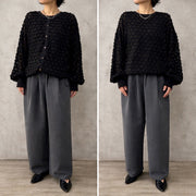 【siro de labonte 2026 AW】fringe jacquard 2way blouse - Champdelarose