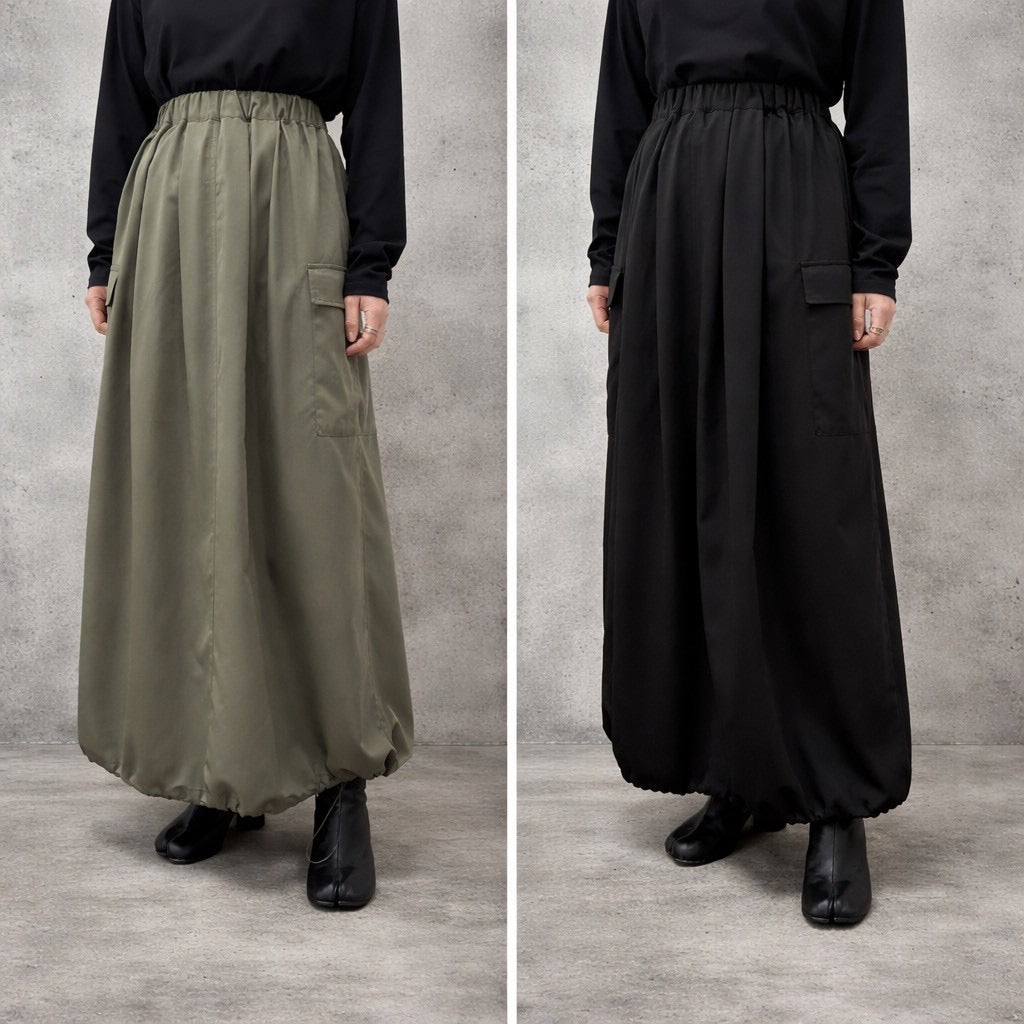 【siro de labonte 2026 AW】grace twill military skirt - Champdelarose