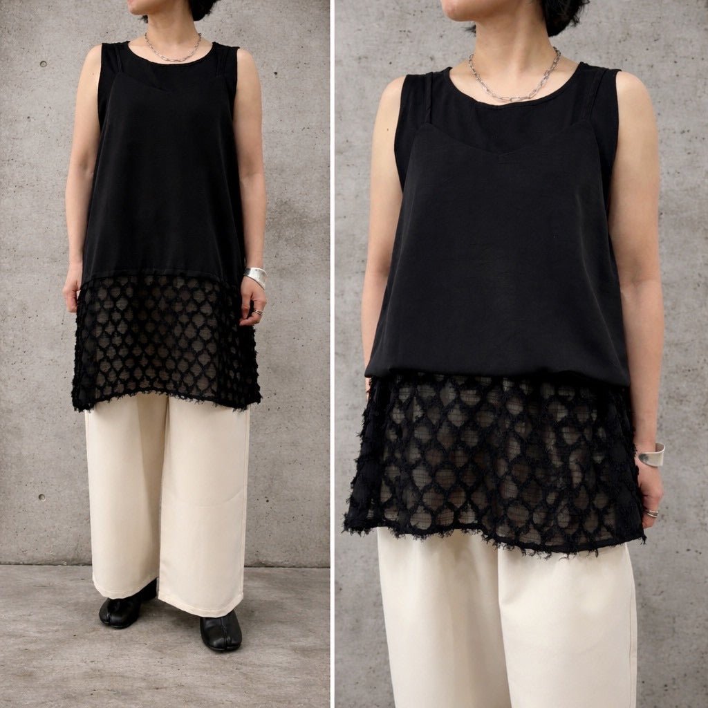 【siro de labonte 2026 AW】hightwist smooth 4way docking camisole - Champdelarose