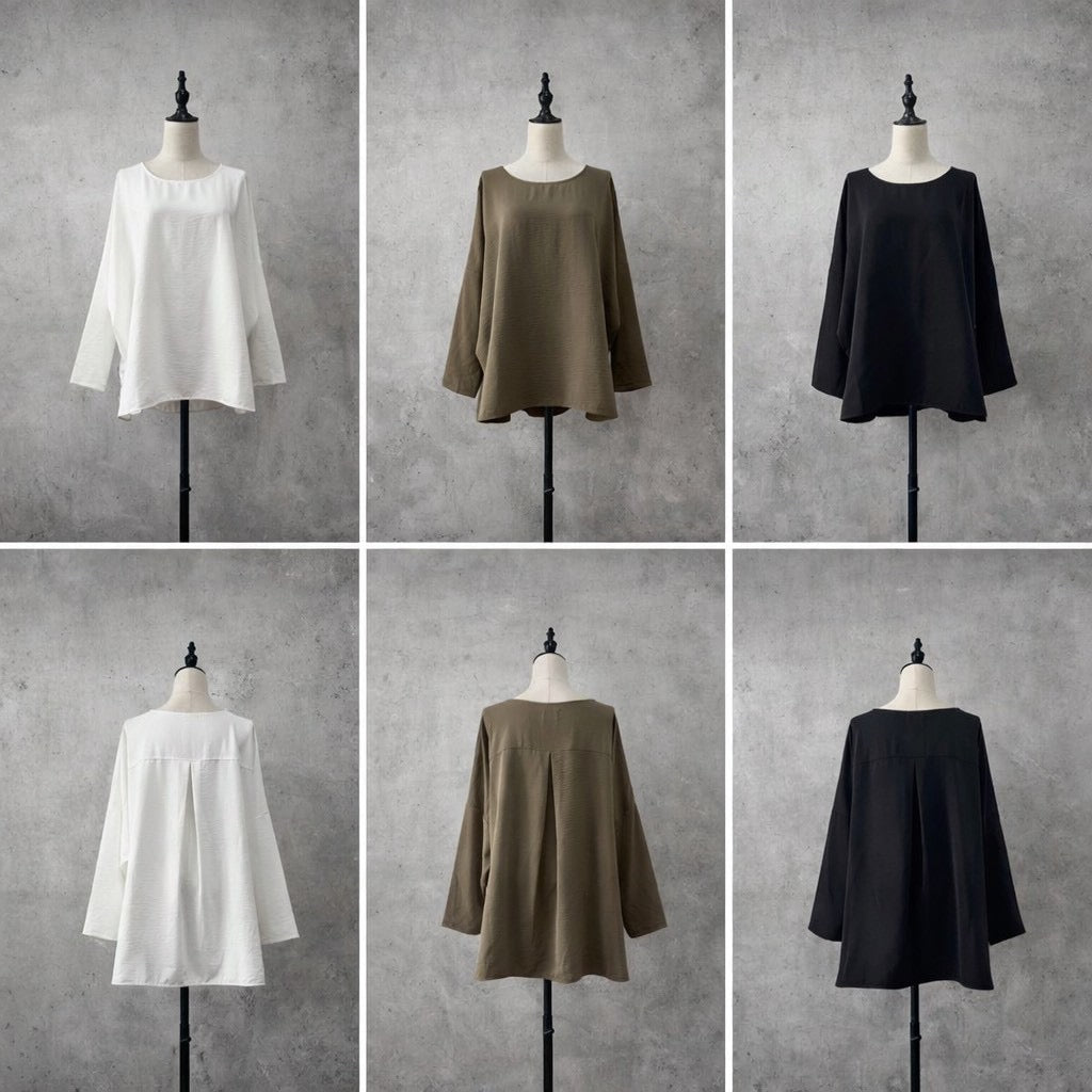 【siro de labonte 2026 AW】hightwist smooth dolman blouse Tshirt - Champdelarose