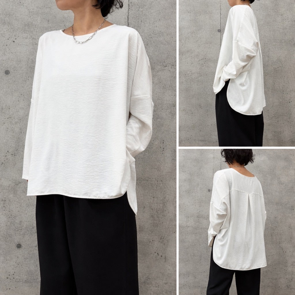 【siro de labonte 2026 AW】hightwist smooth dolman blouse Tshirt - Champdelarose