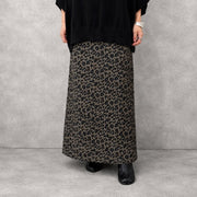 【siro de labonte 2026 AW】leopard lib pencil skirt - Champdelarose