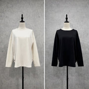 【siro de labonte 2026 AW】soft warm wide pullover - Champdelarose