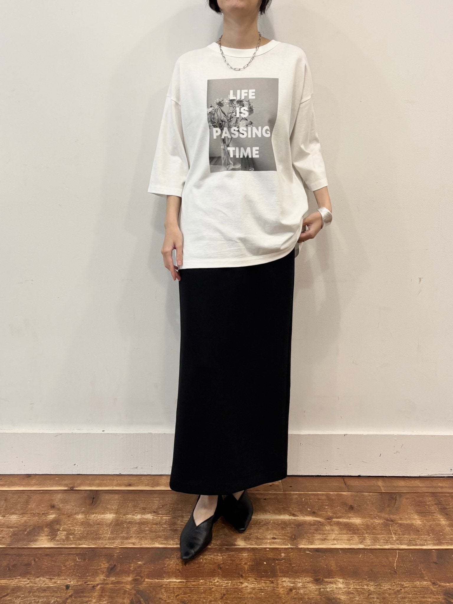 【siro de labonte 2026 spring＆summer】20/ - soft cotton 2way photo T - Champdelarose