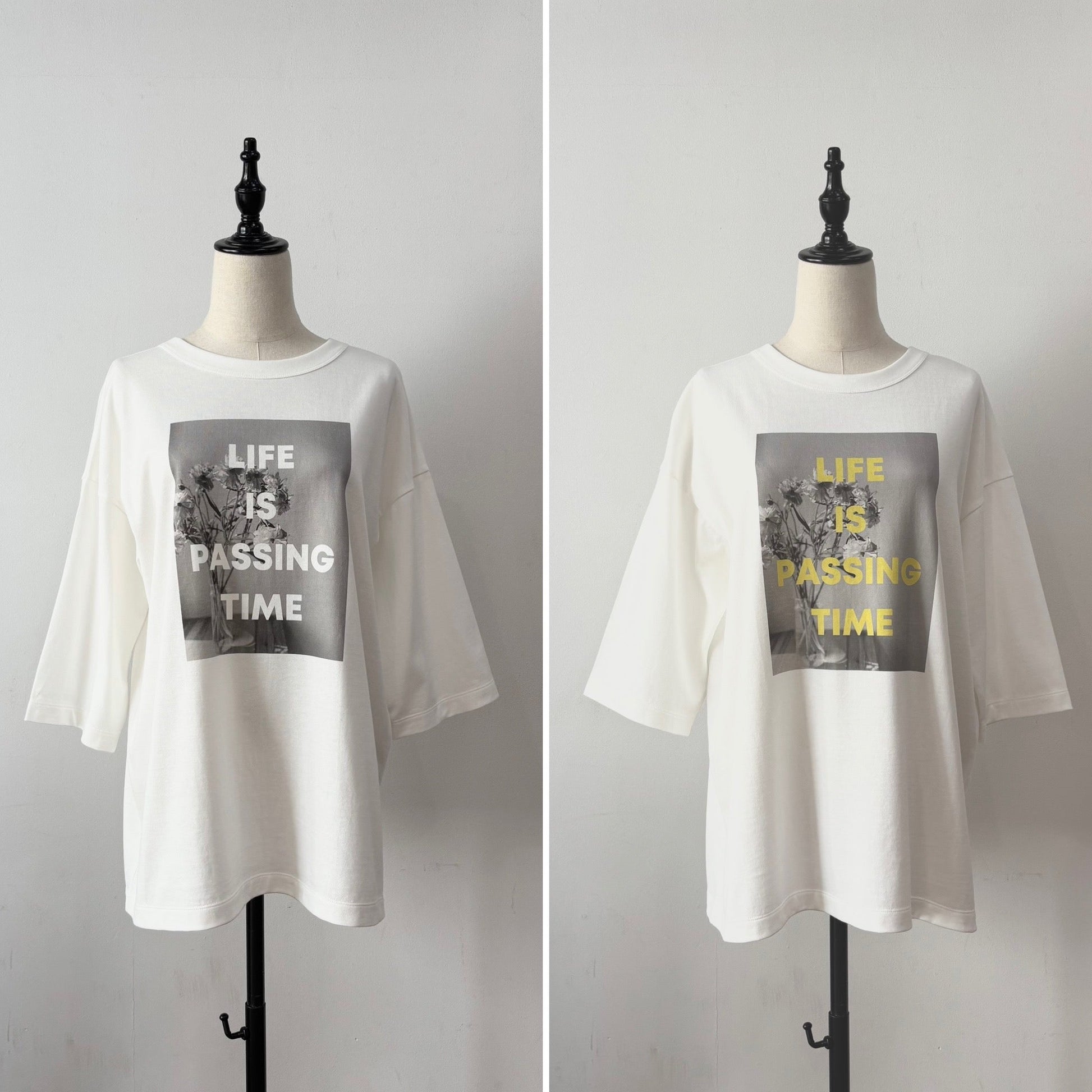 【siro de labonte 2026 spring＆summer】20/ - soft cotton 2way photo T - Champdelarose