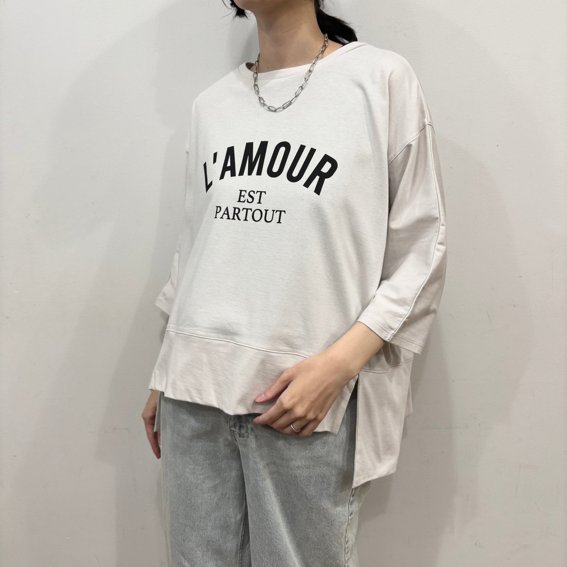【siro de labonte 2026 spring＆summer】30/ - highgage cotton L'AMOUR design P/O - Champdelarose