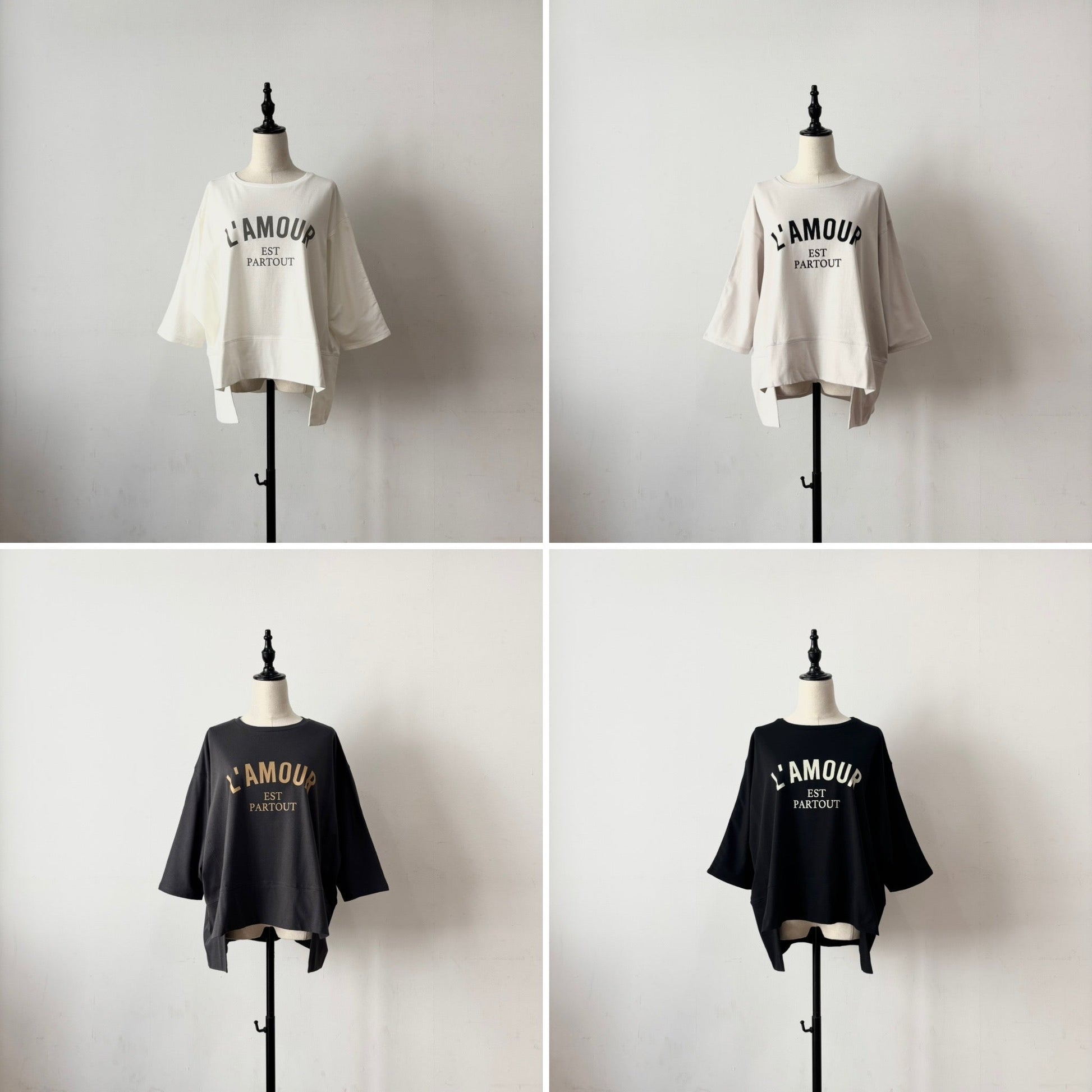 【siro de labonte 2026 spring＆summer】30/ - highgage cotton L'AMOUR design P/O - Champdelarose