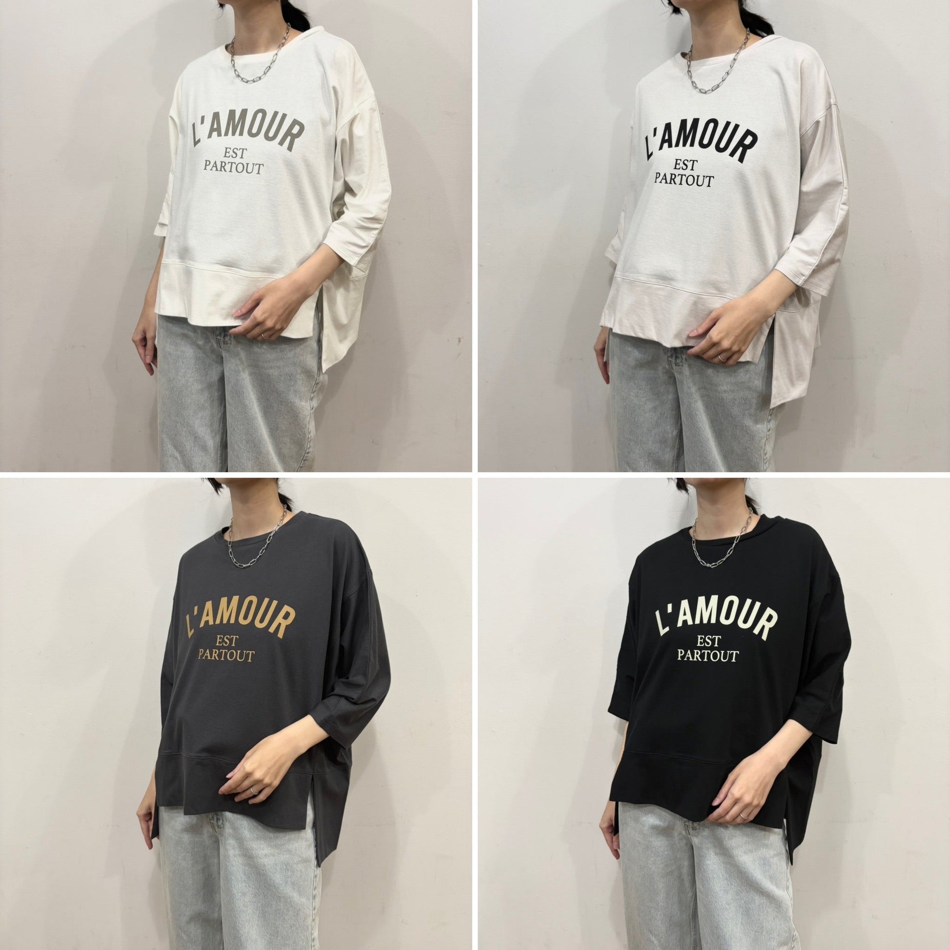 【siro de labonte 2026 spring＆summer】30/ - highgage cotton L'AMOUR design P/O - Champdelarose