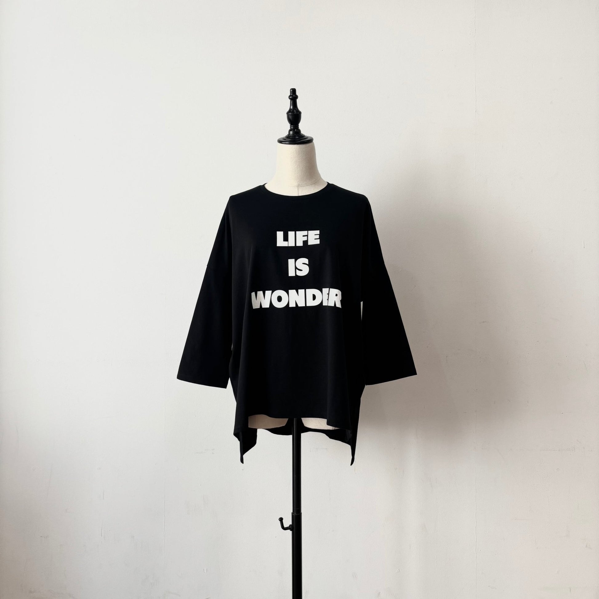 【siro de labonte 2026 spring＆summer】30/ - highgage cotton LIFE IS WONDER wide P/O - Champdelarose