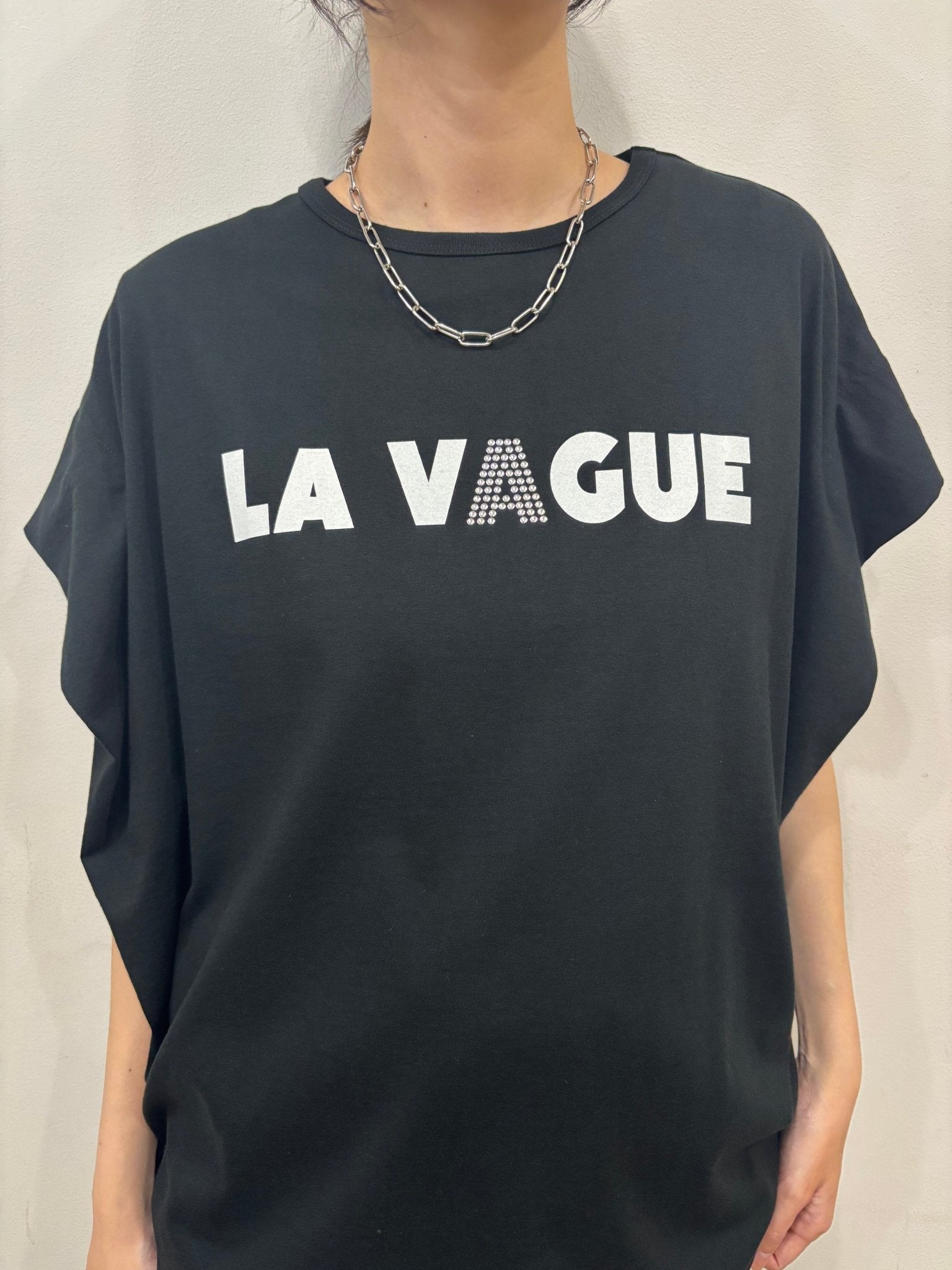 【siro de labonte 2026 spring＆summer】30/ - highgauge cotton LA VAGUEtuck sleeve Tshirt(ラバー＆メタル） - Champdelarose