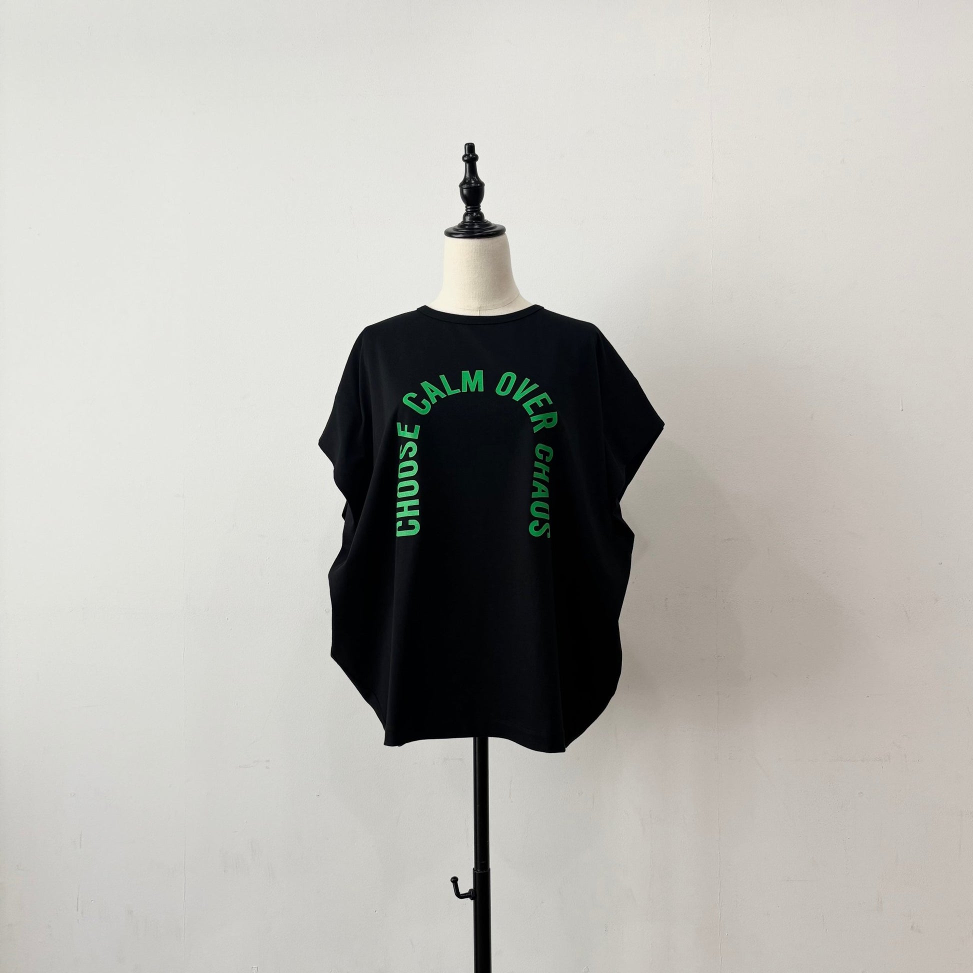 【siro de labonte 2026 spring＆summer】30/ - highgauge cotton message tuck sleeve Tshirt - Champdelarose