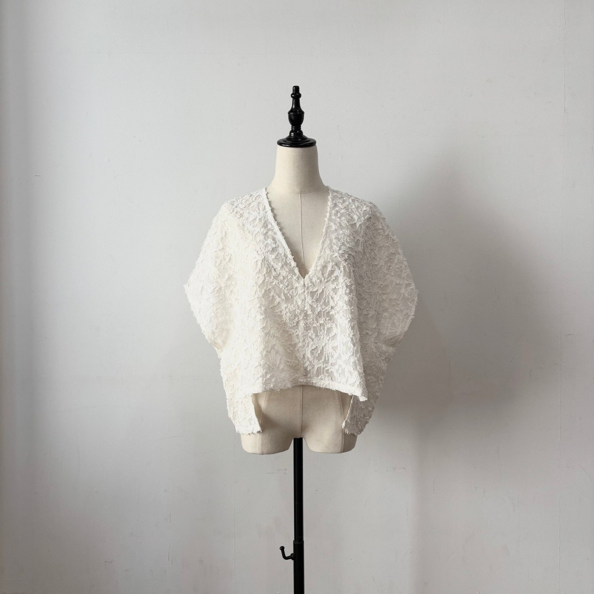 【siro de labonte 2026 spring＆summer】cut Jacquard short vest - Champdelarose