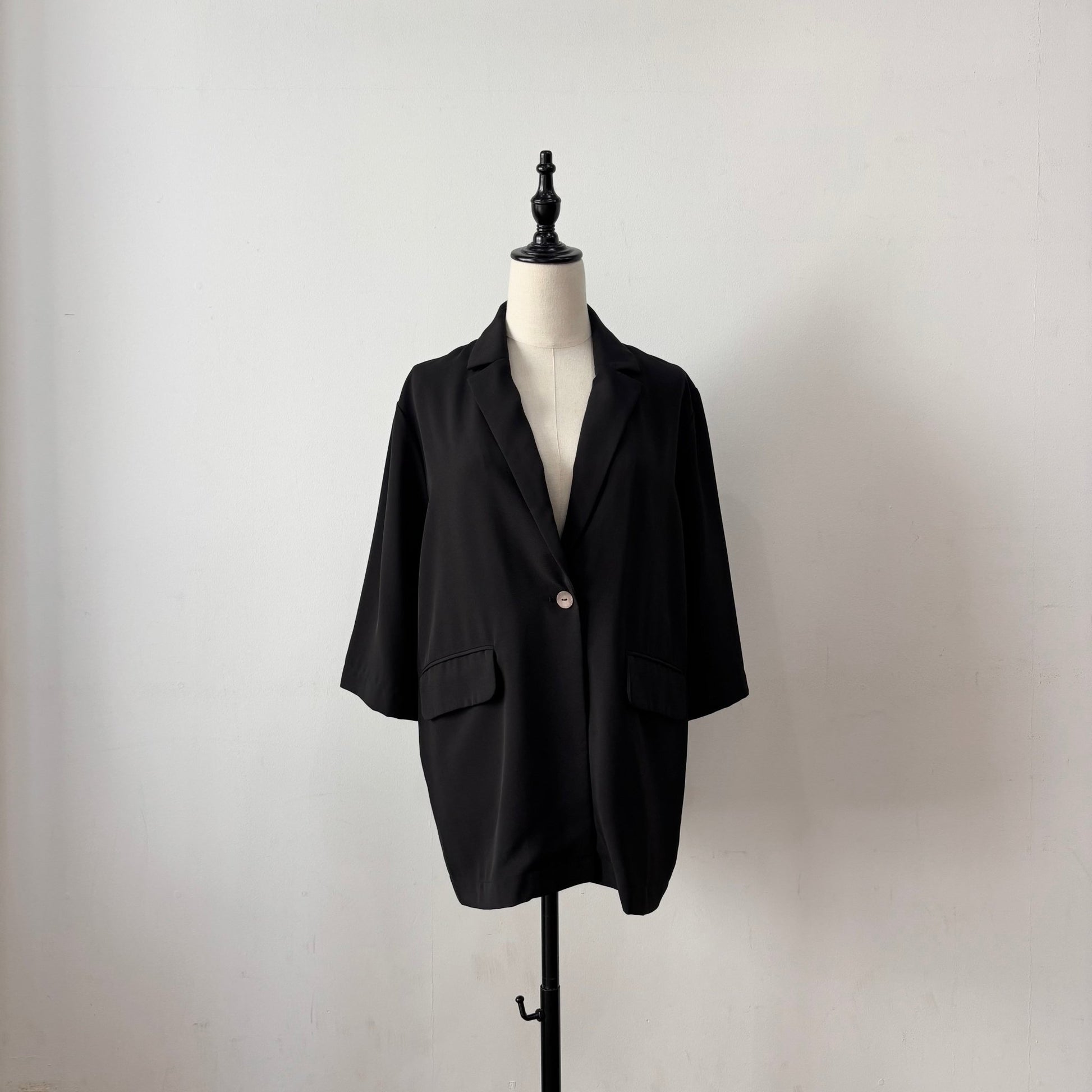 【siro de labonte 2026 spring＆summer】linen like hightwist half sleeve jacket - Champdelarose