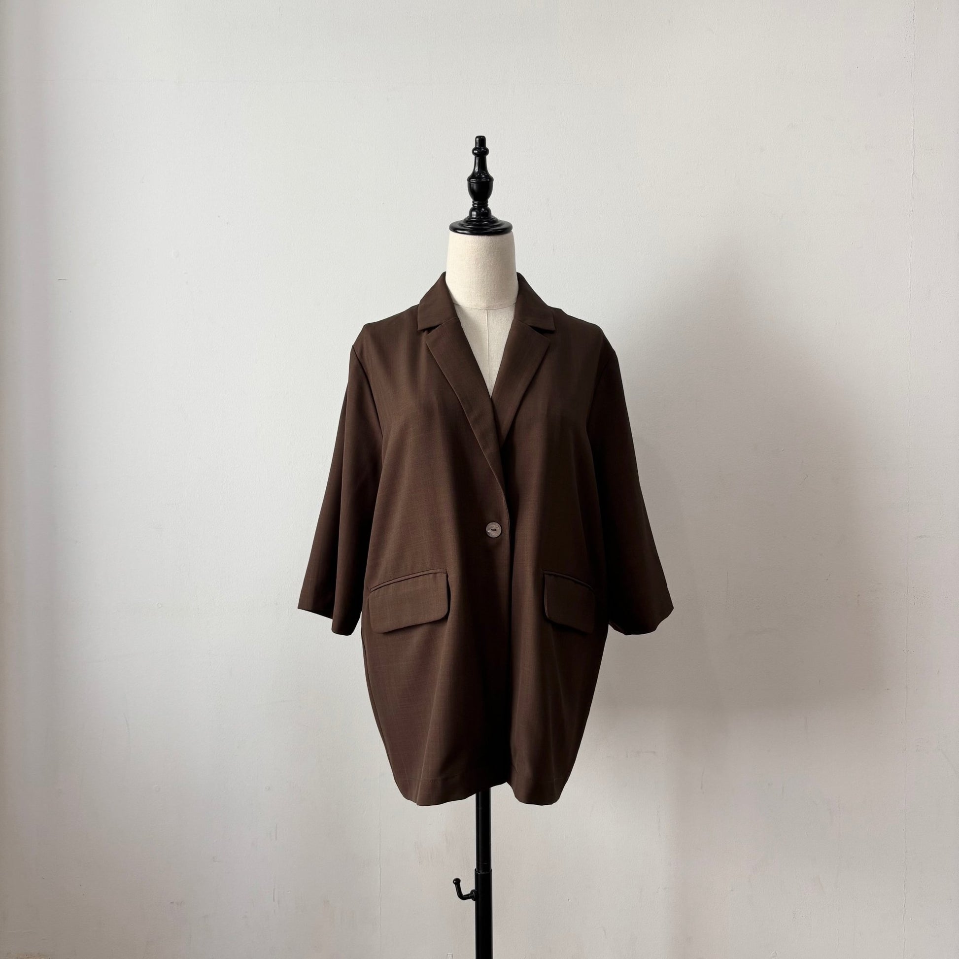 【siro de labonte 2026 spring＆summer】linen like hightwist half sleeve jacket - Champdelarose