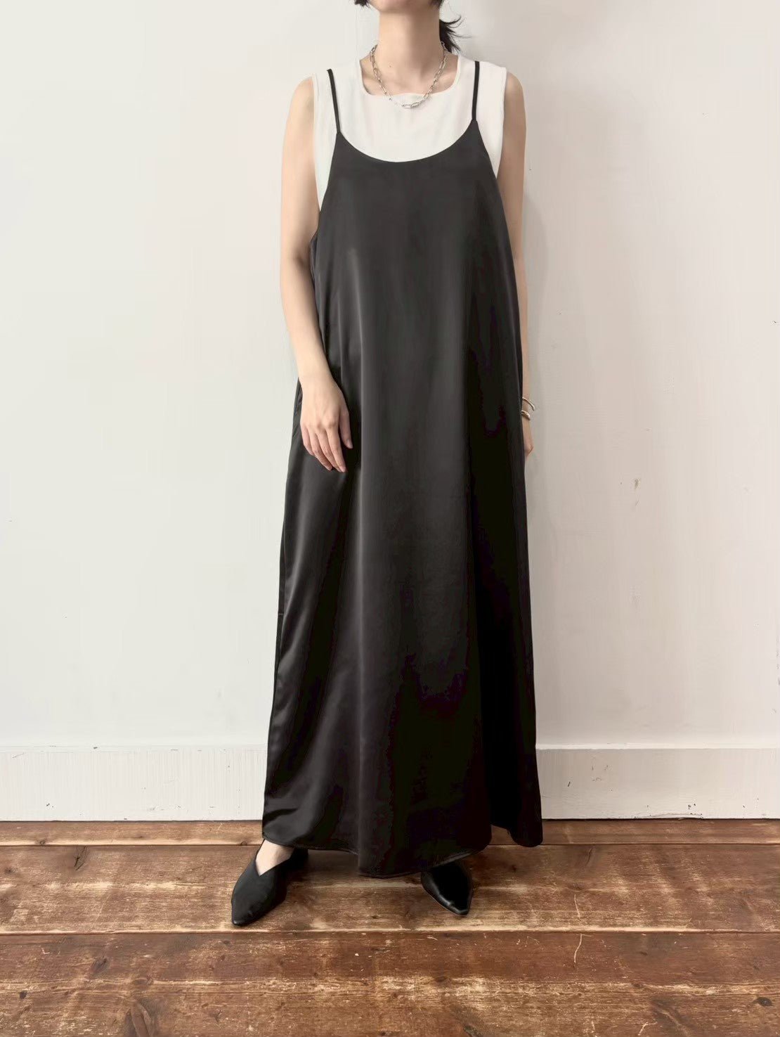 【siro de labonte 2026 spring＆summer】satin camisole OP - Champdelarose