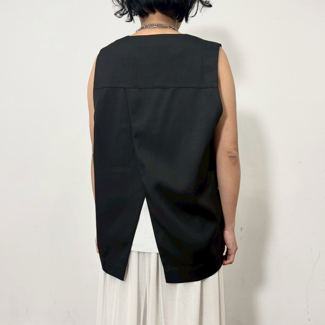 【siro de labonte 2026 SS vol.2】backslit vest - Champdelarose