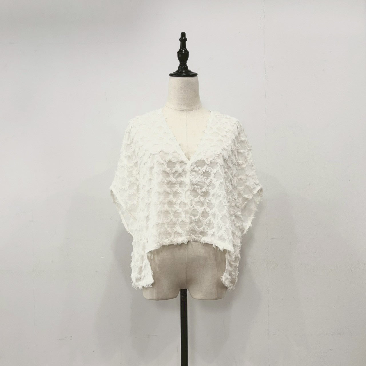【siro de labonte 2026 SS vol.2】fringe jacquard design vest - Champdelarose
