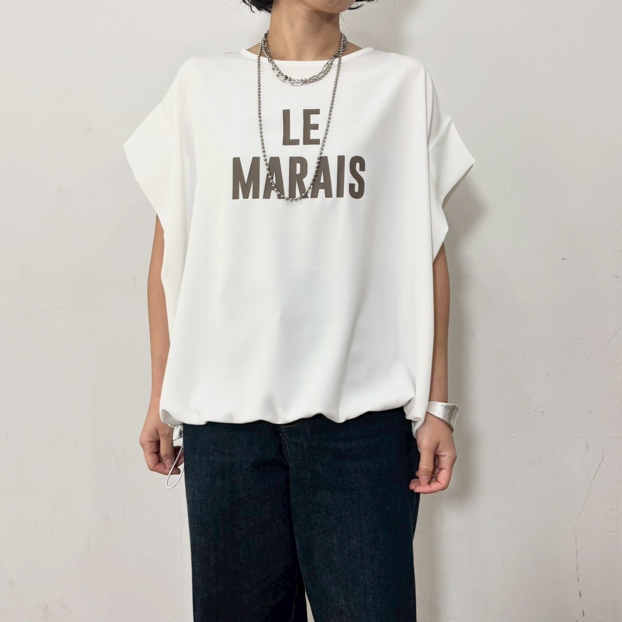 【siro de labonte 2026 SS vol.2】LE MARAIS tucksleeve p/o - Champdelarose