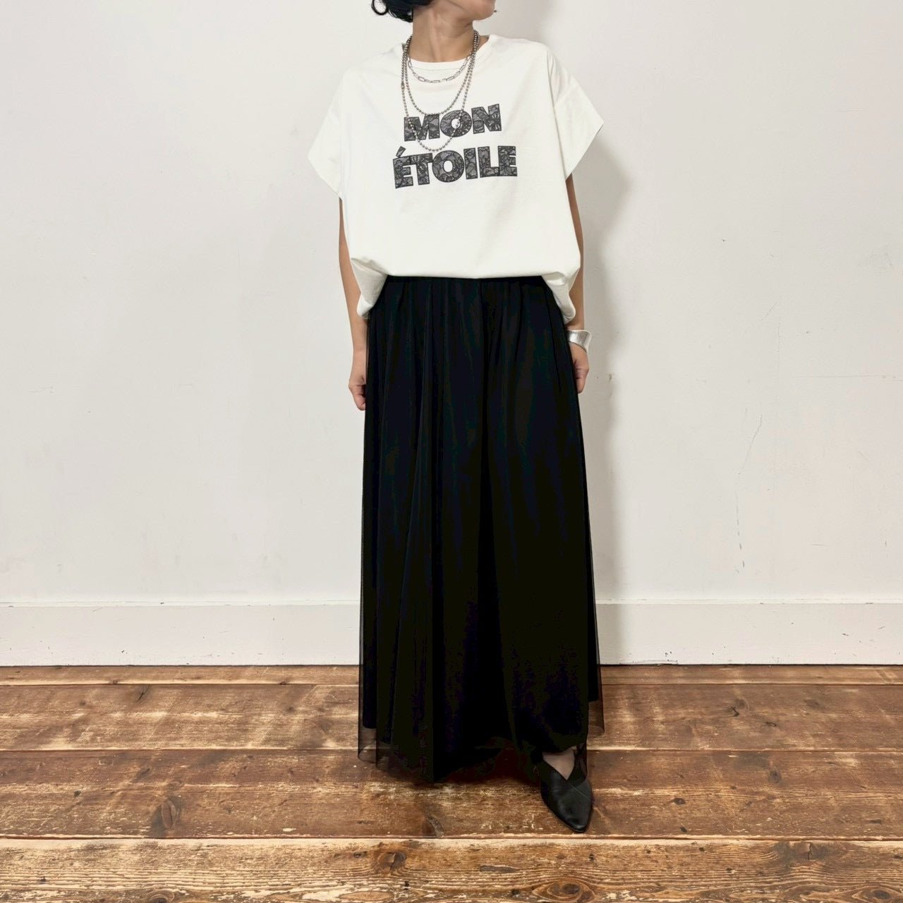 【siro de labonte 2026 SS vol.2】MON ETOILE tucksleeve T - Champdelarose