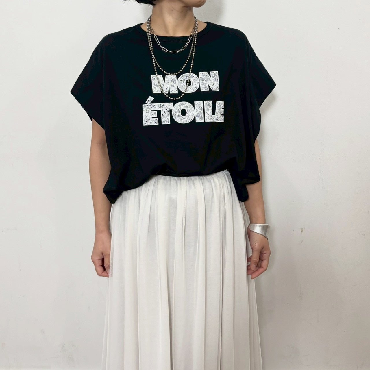 【siro de labonte 2026 SS vol.2】MON ETOILE tucksleeve T - Champdelarose