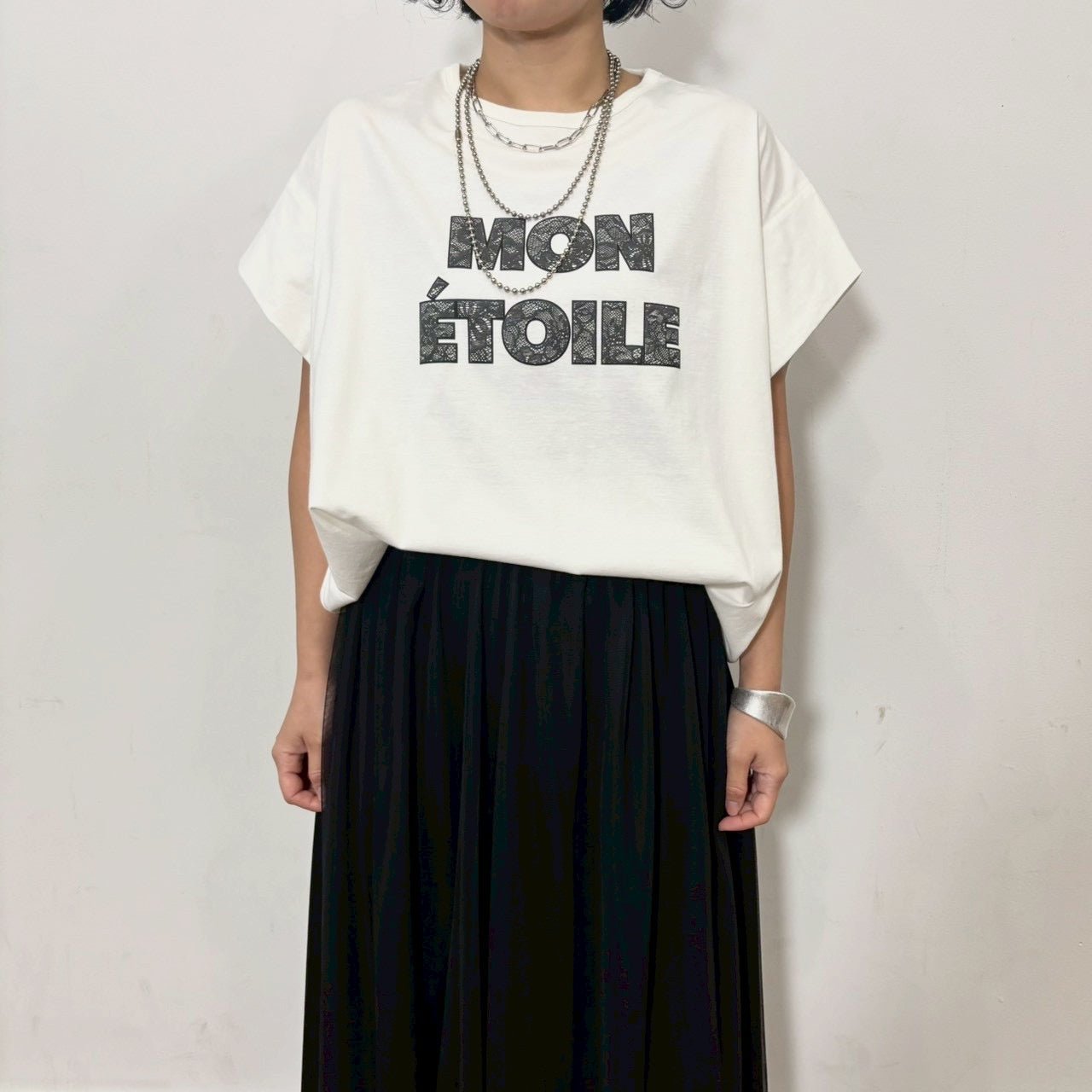 【siro de labonte 2026 SS vol.2】MON ETOILE tucksleeve T - Champdelarose