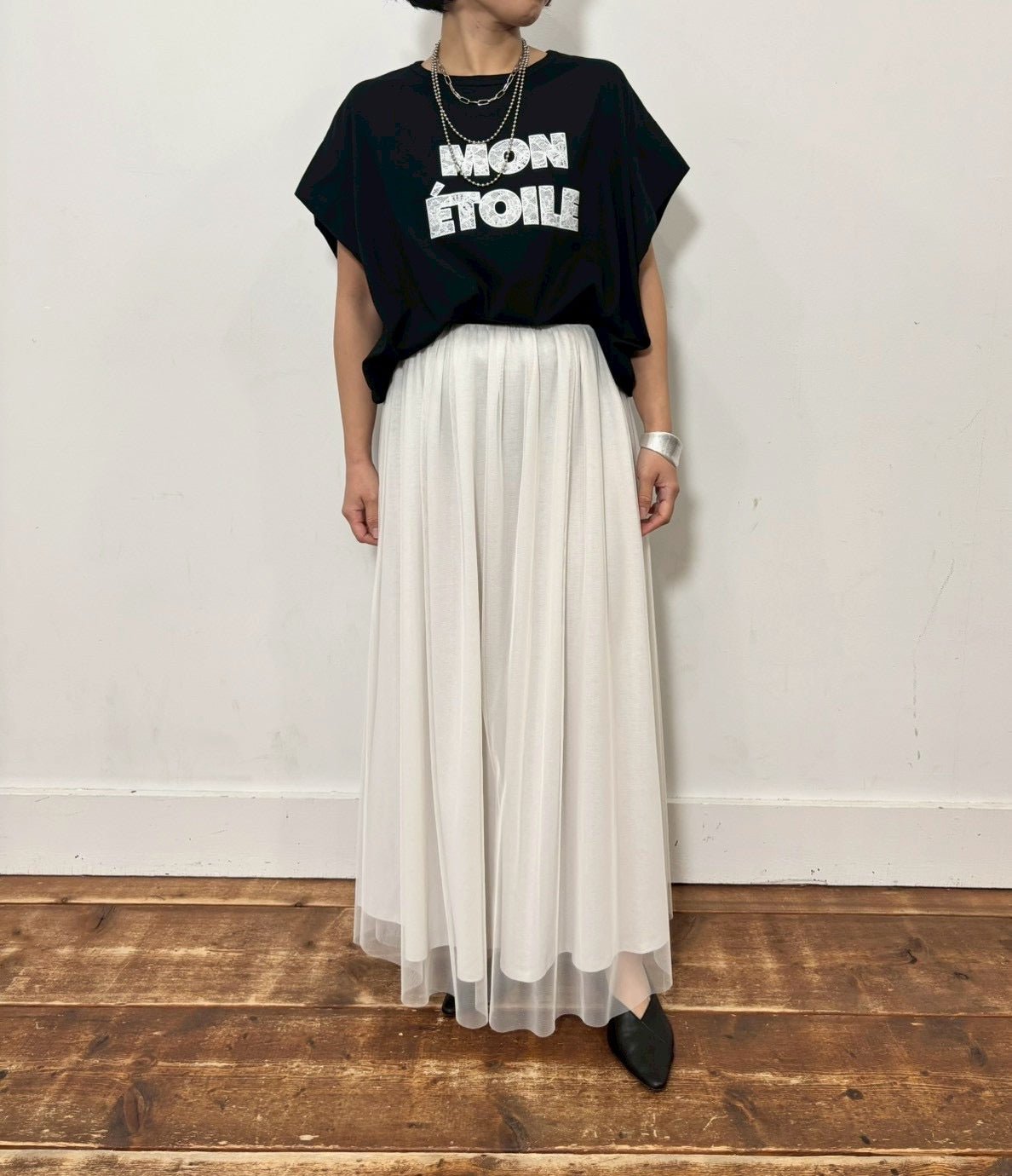 【siro de labonte 2026 SS vol.2】MON ETOILE tucksleeve T - Champdelarose