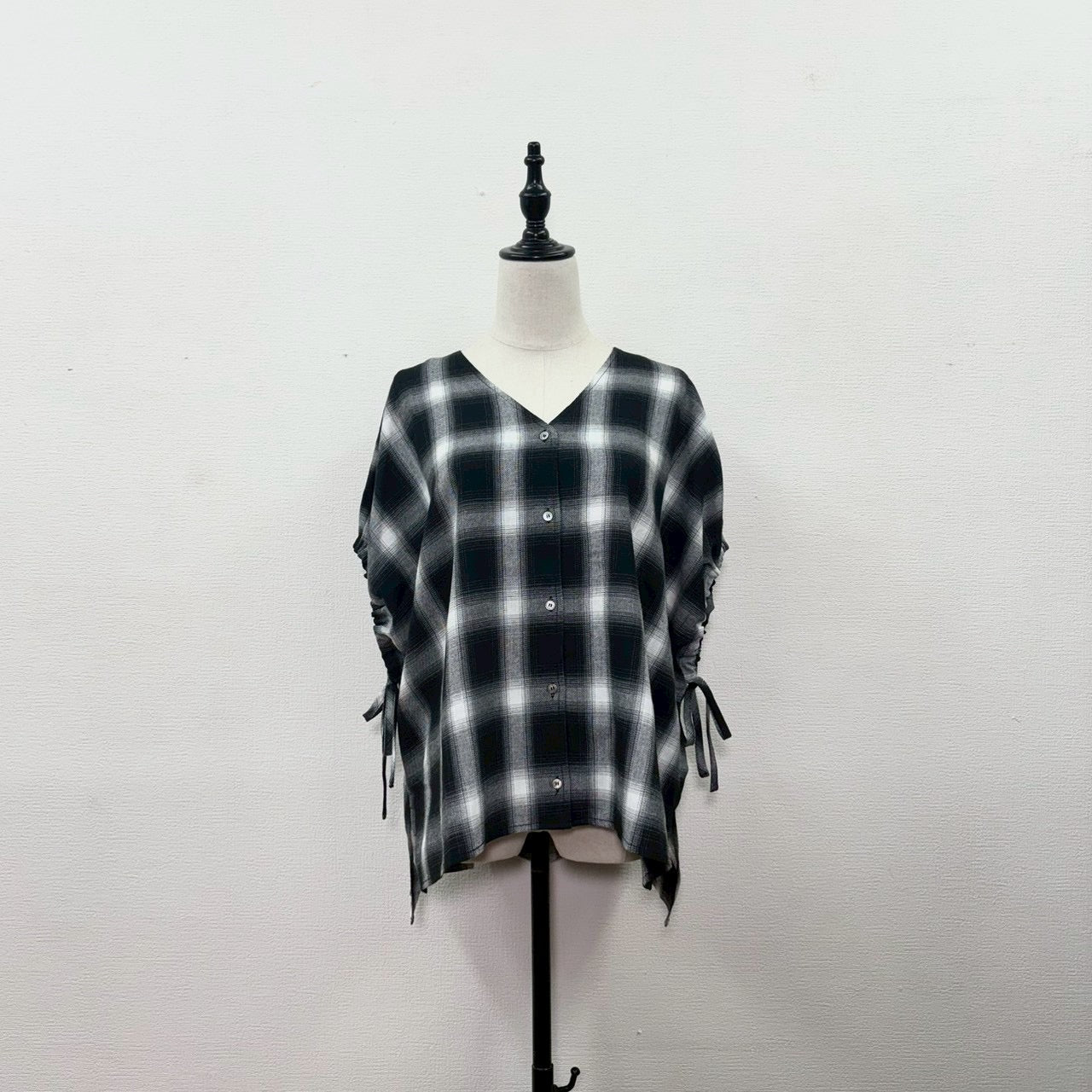 【siro de labonte 2026 SS vol.2】ombre check design blouse - Champdelarose