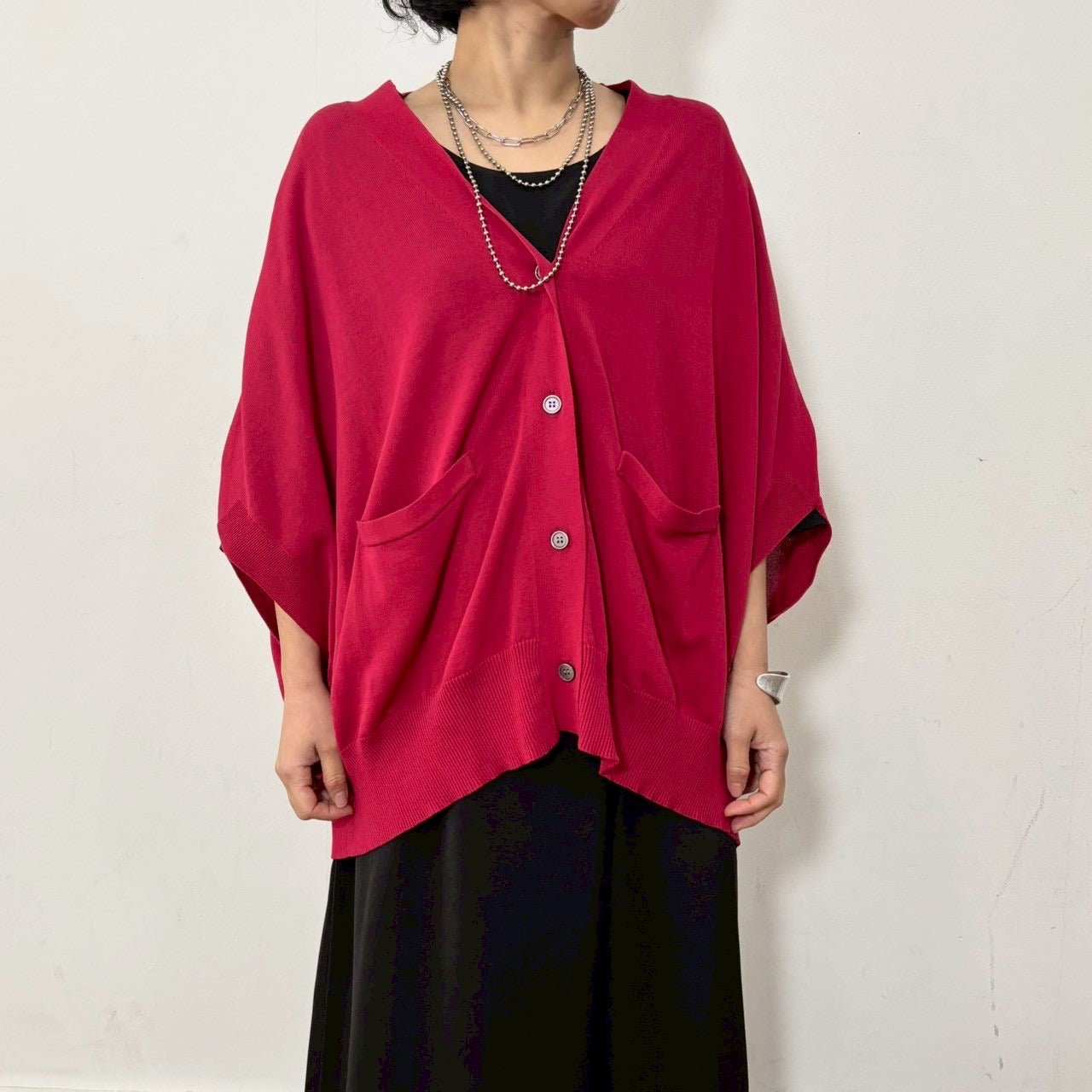 【siro de labonte 2026 SS vol.2】poncho vest cardigan - Champdelarose