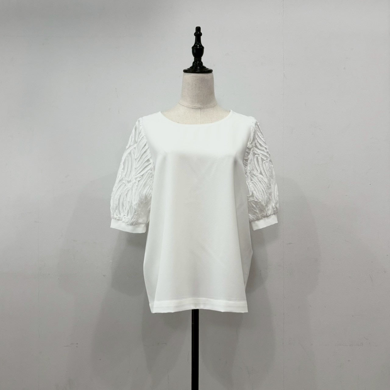 【siro de labonte 2026 SS vol.2】tape jacquard combination puff T - Champdelarose