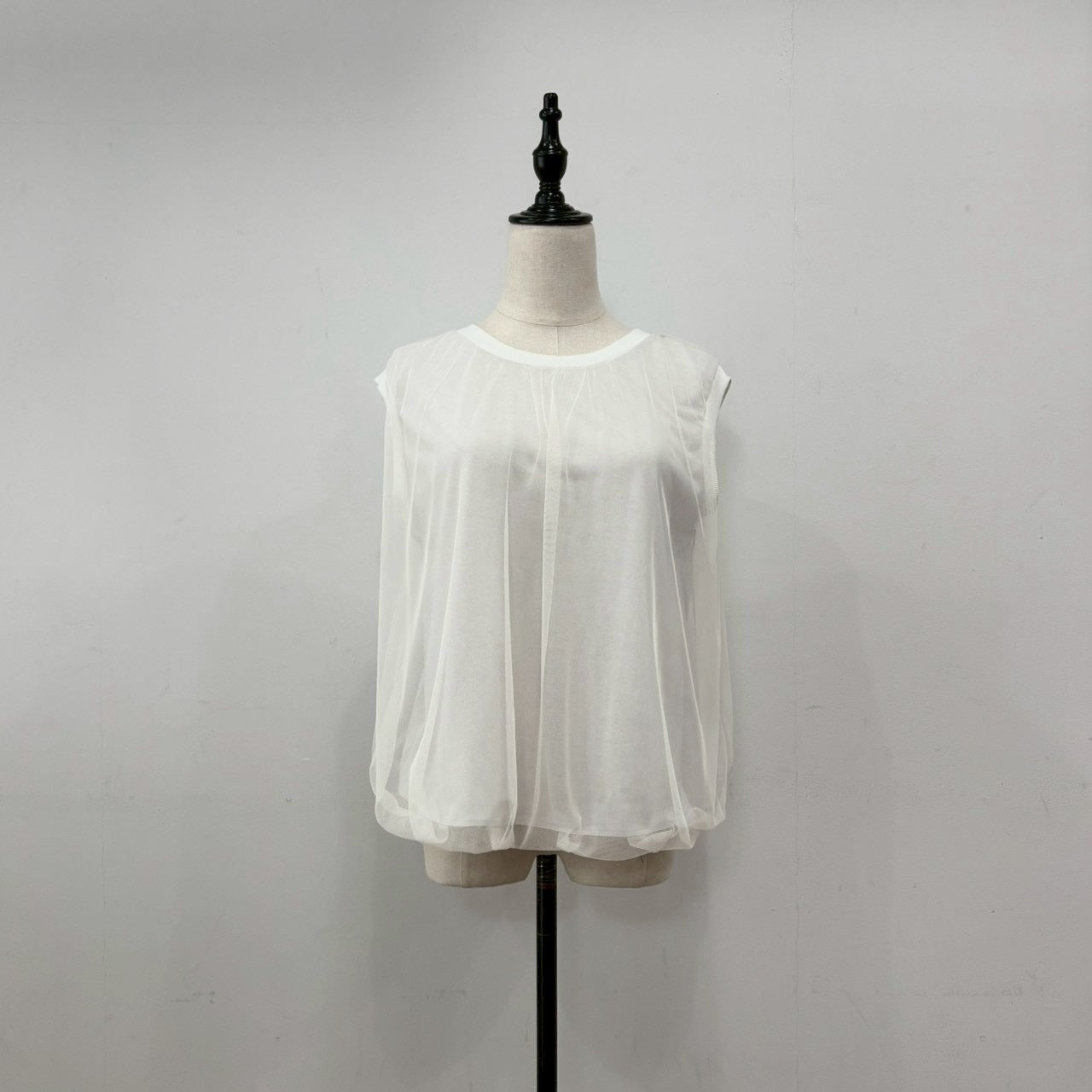 【siro de labonte 2026 SS vol.2】tulle docking balloon vest - Champdelarose