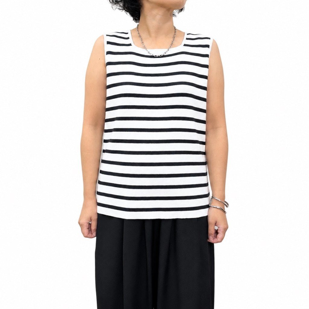 【siro de labonte 2027 SS】2way kami knit tank - 2月下旬頃発送 - Champdelarose