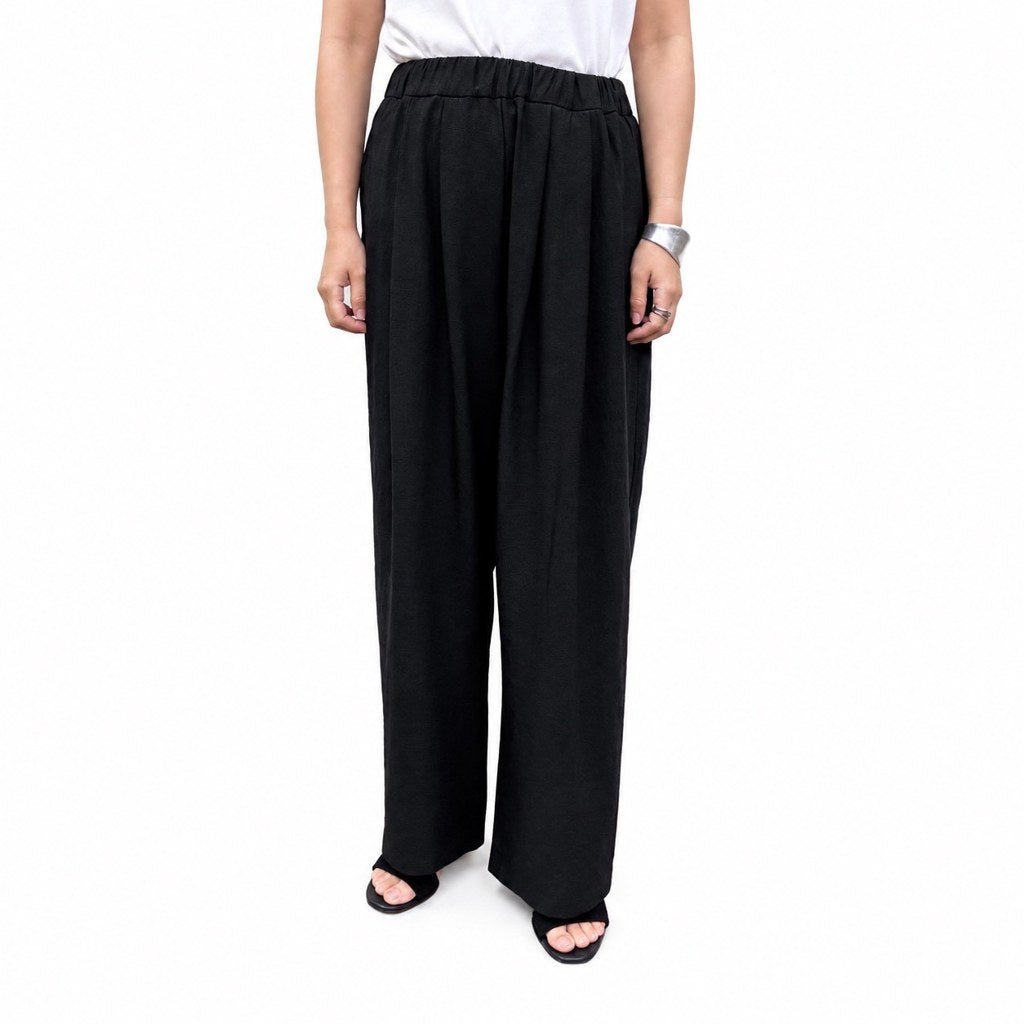 【siro de labonte 2027 SS】tuck easy pants(hightwist smooth) - 3月下旬頃発送 - Champdelarose