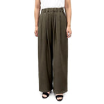 【siro de labonte 2027 SS】tuck easy pants(stretch linen like twill) - 2月中旬頃発送 - Champdelarose