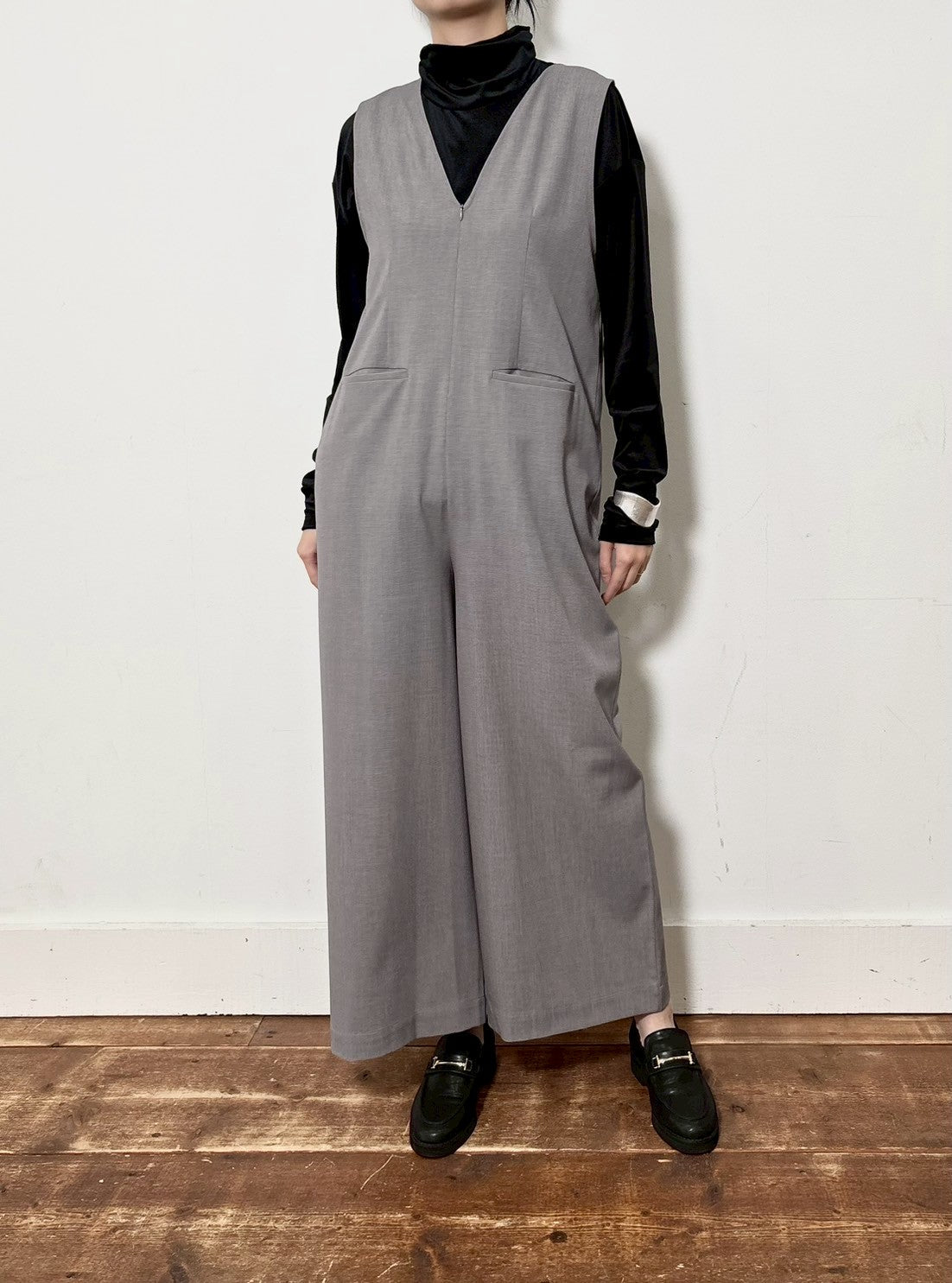 【siro de labonte 25 AW vol.2】2way salopette - Champdelarose