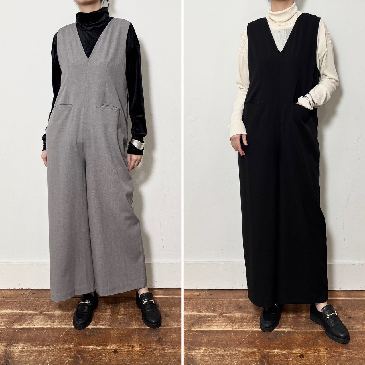 【siro de labonte 25 AW vol.2】2way salopette - Champdelarose