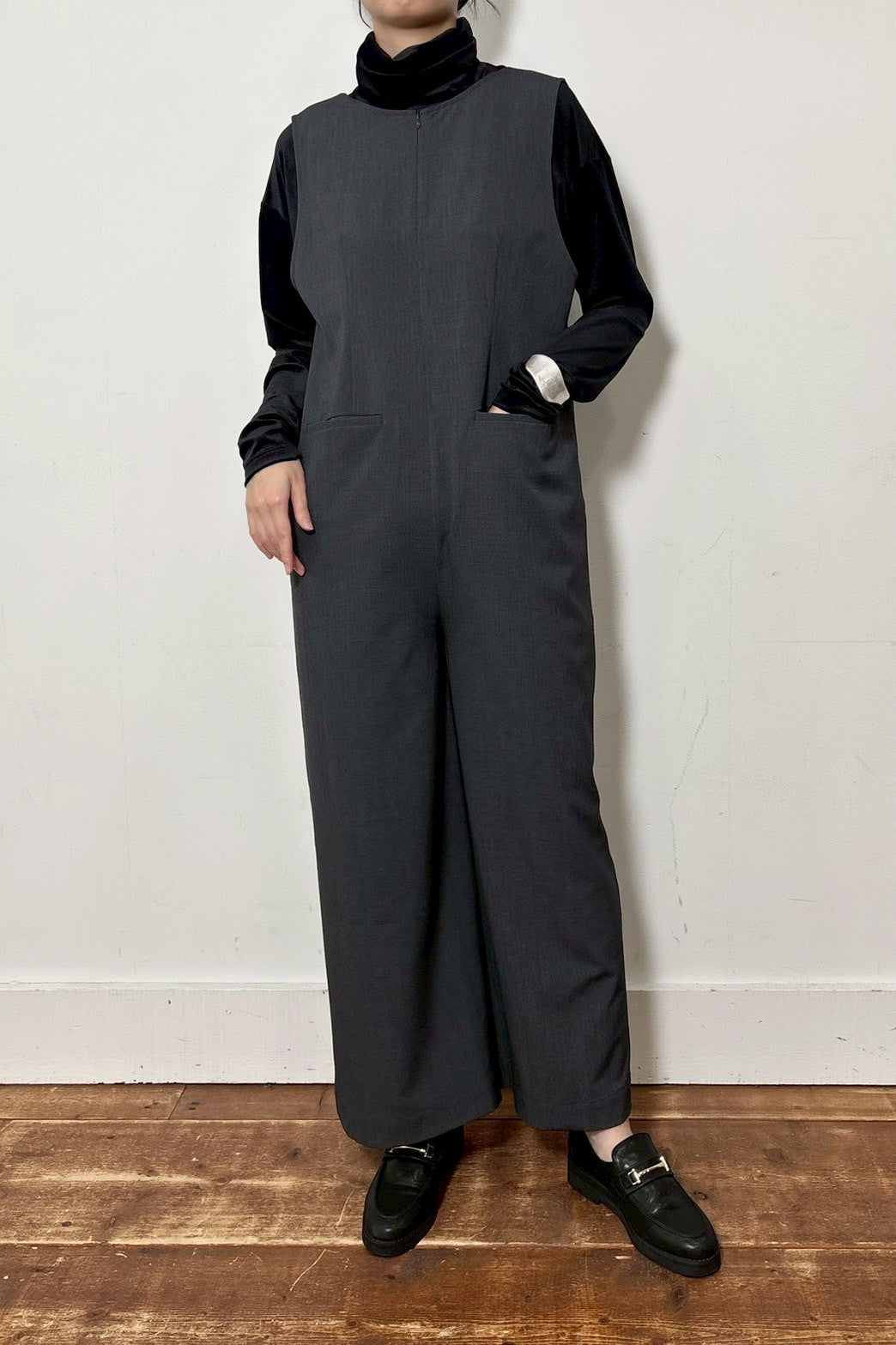 【siro de labonte 25 AW vol.2】2way salopette - Champdelarose