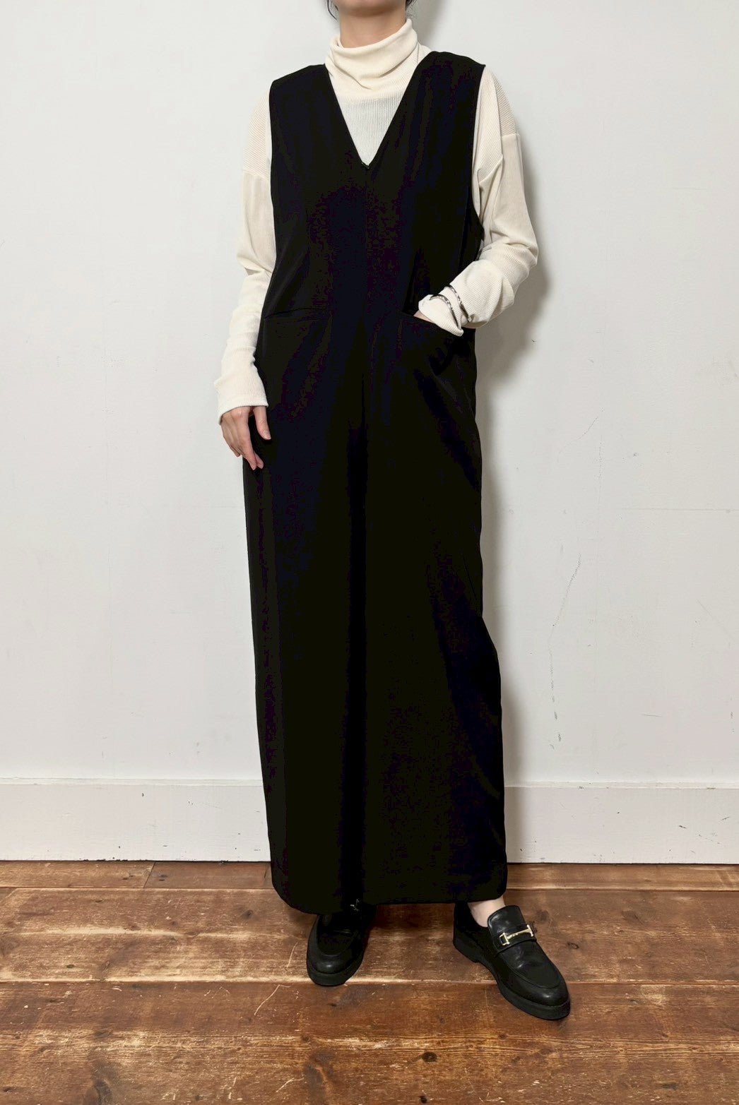 【siro de labonte 25 AW vol.2】2way salopette - Champdelarose
