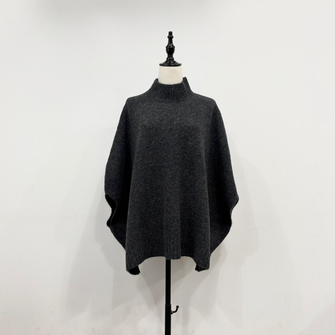 【siro de labonte 25 AW vol.2】bottle neck poncho vest - Champdelarose