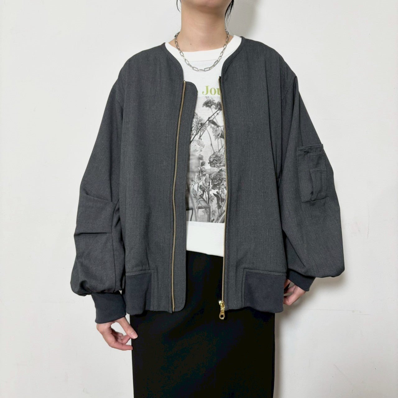 【siro de labonte 25 AW vol.2】design MA - 1 jacket - Champdelarose