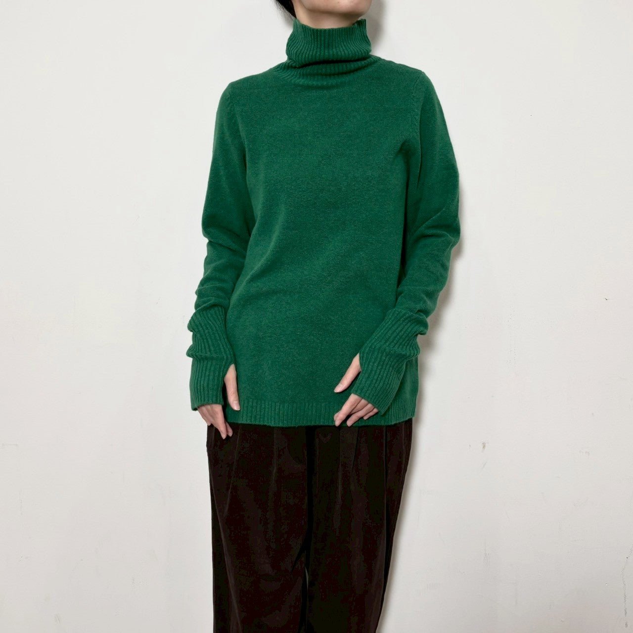 【siro de labonte 25 AW vol.2】fingerhole highneck - Champdelarose