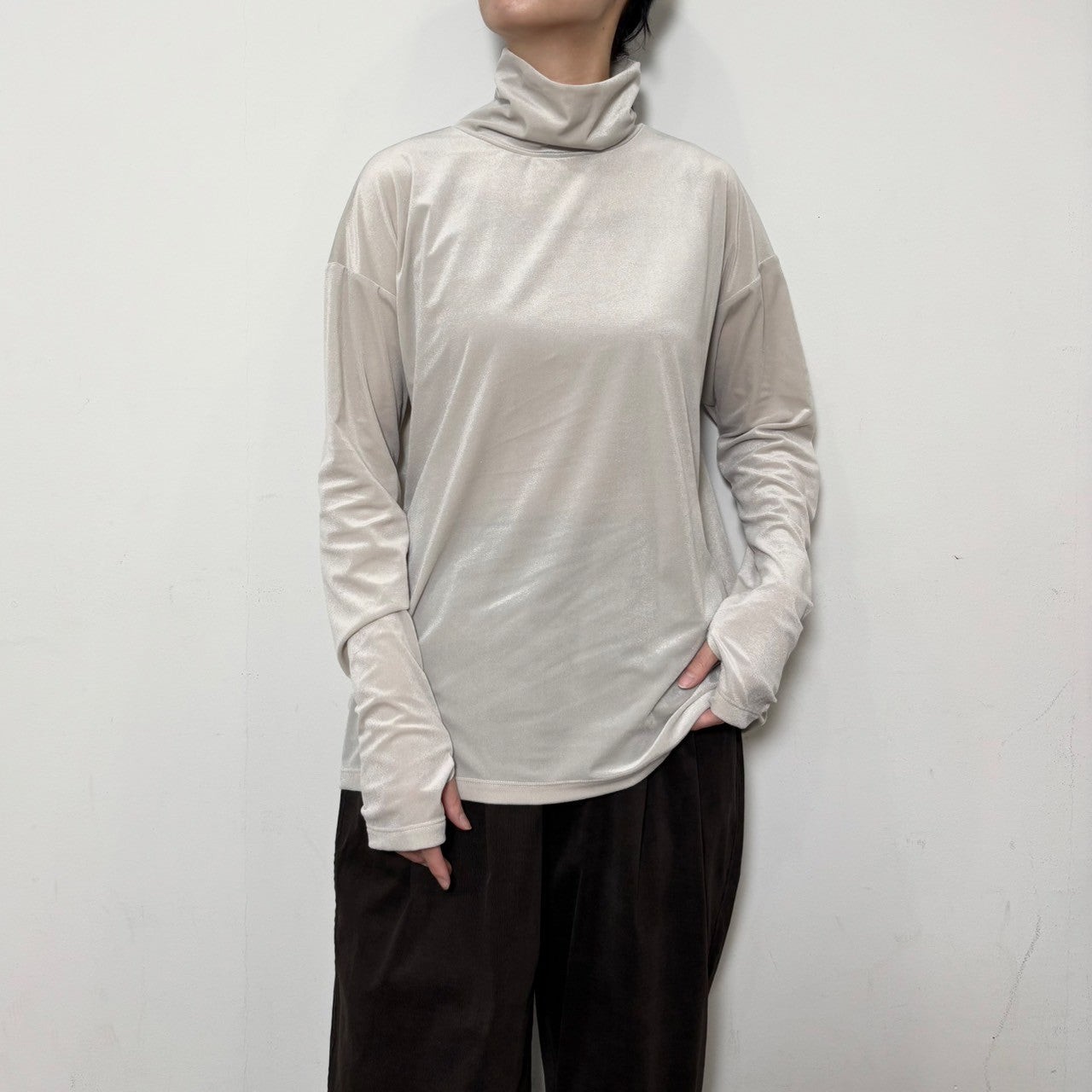 【siro de labonte 25 AW vol.2】highneck pullover - Champdelarose