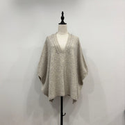 【siro de labonte 25 AW vol.2】ｖneck poncho vest - Champdelarose