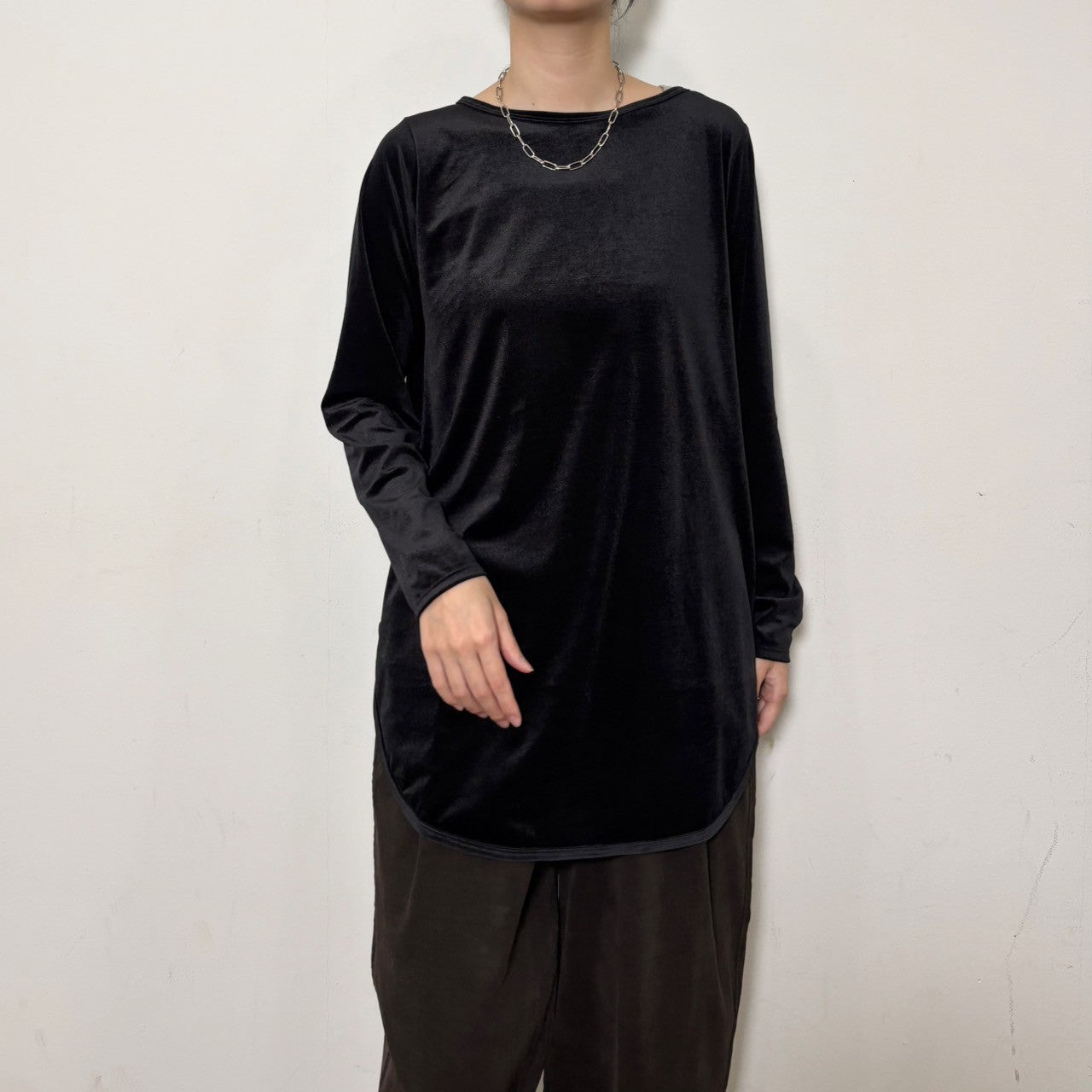 【siro de labonte 25 AW vol.2】round long pullover - Champdelarose