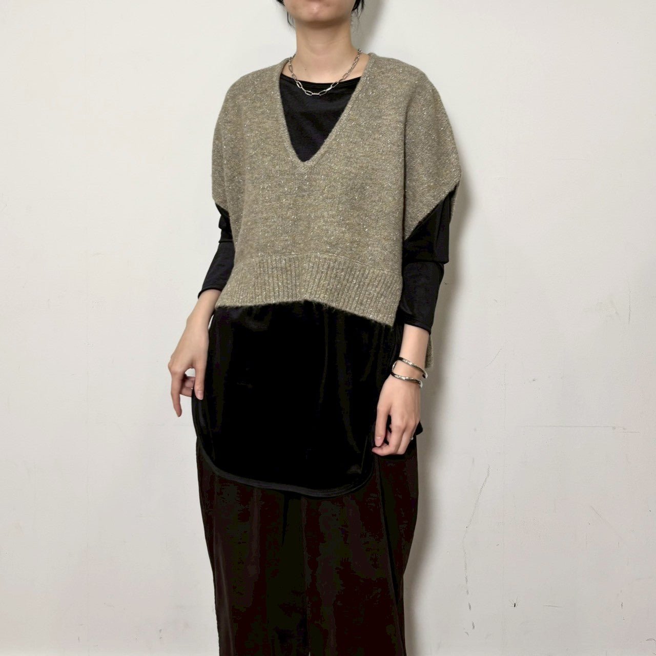 【siro de labonte 25 AW vol.2】short vest - Champdelarose